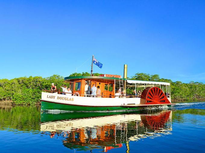 a small boat in a large body of water
